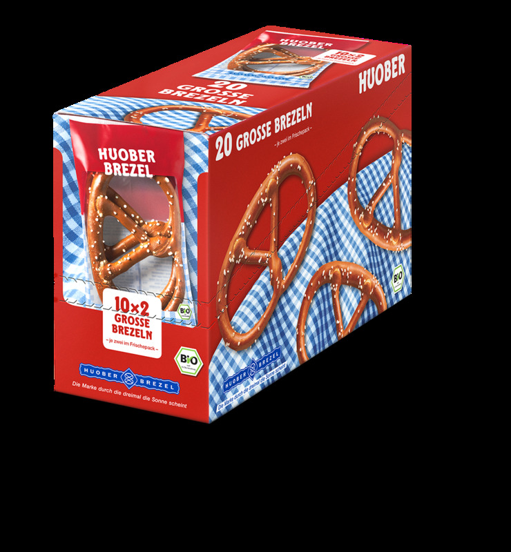 HUOBER BREZEL - Große Brezel 10x2 Stück 400g