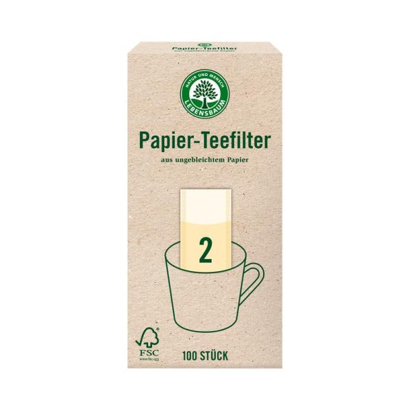 Lebensbaum - Teefilter Gr. 2 100 Stk.