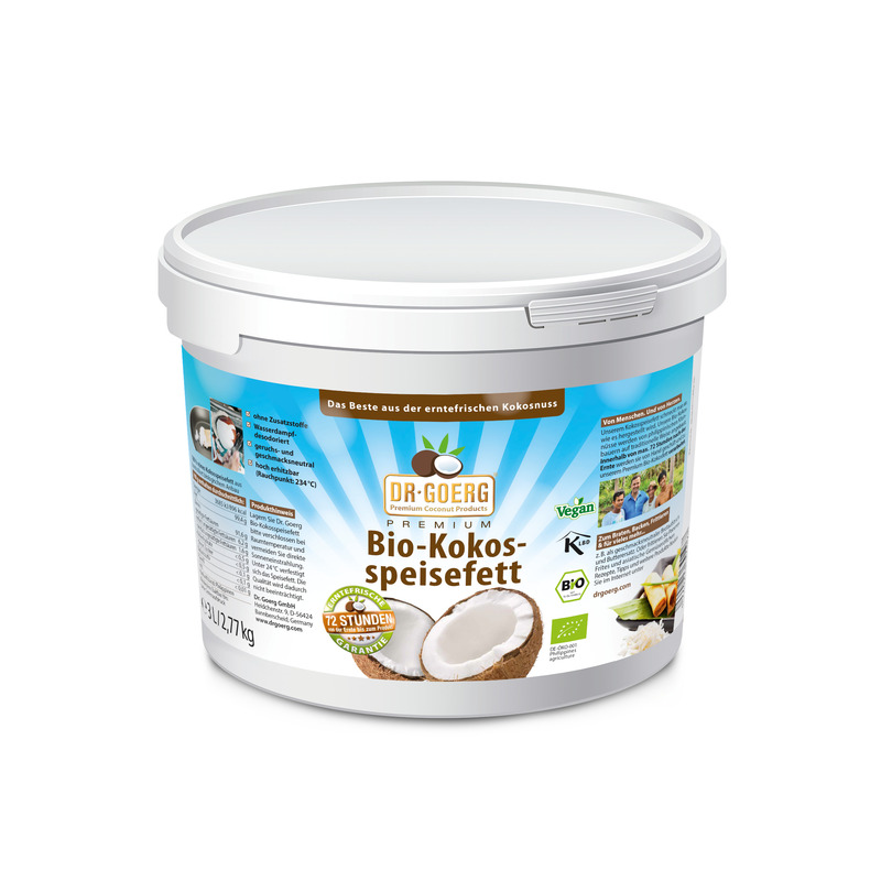 Dr. Goerg - Premium Bio-Kokosöl neutral / Bio-Kokosspeisefett