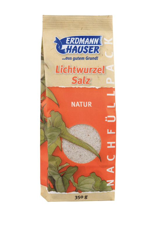 ErdmannHAUSER Getreideprodukte - Lichtwurzel Salz natur Nachfüllpack 8 Stück zuErdmannHAUSER Getreideprodukte - Lichtwurzel Salz natur Nachfüllpack