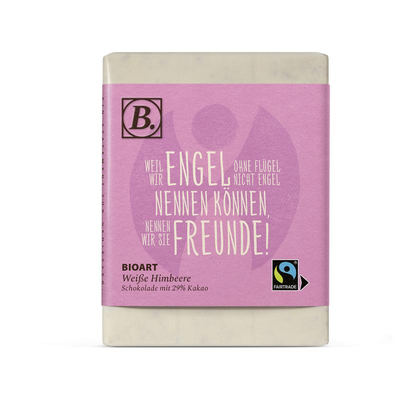 BioArt AG B. Schokolade Weil wir Engel ohne Flügel... 70g bio, FT-Cert 10 Stück zu 70 g