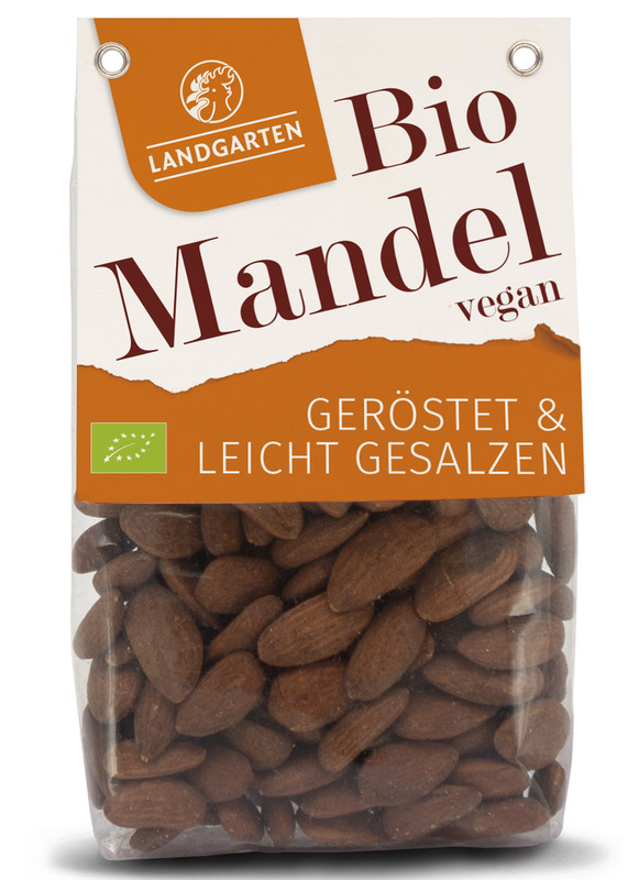 Landgarten - Bio Mandeln geröstet & gesalzen 8 Stück zuLandgarten - Bio Mandeln geröstet & gesalzen