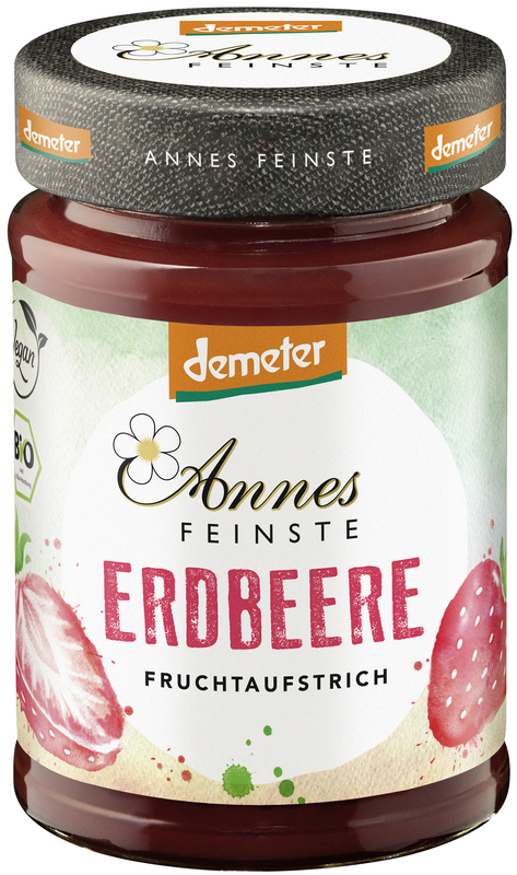 Annes Feinste Bio-Erdbeer-Fruchtaufstrich