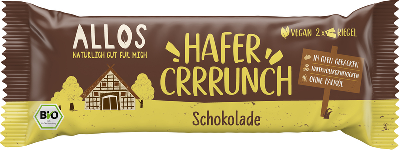 Allos Hafercrrrunch-Riegel-Schoko