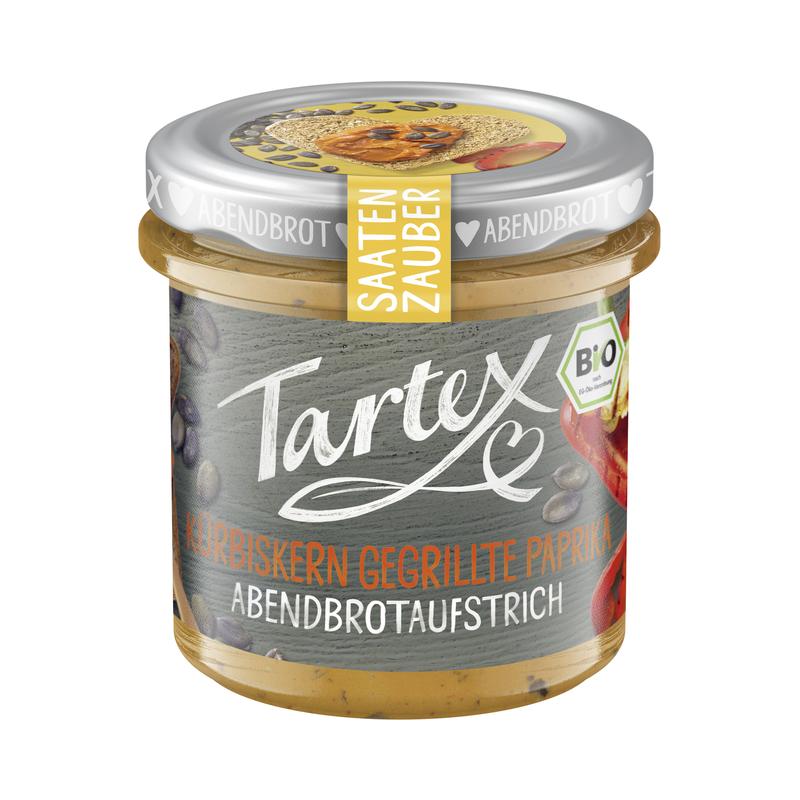 Tartex Saaten Zauber Kürbiskern gegrillte Paprika 6 Stück zu 135 g