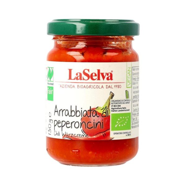 LaSelva - Arrabbiata di Peperoncini - Würzcreme aus Chili und rotem Paprika