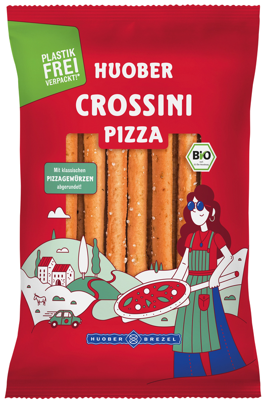 HUOBER BREZEL - Crossini Pizza 100g 12 Stück zuHUOBER BREZEL - Crossini Pizza 100g