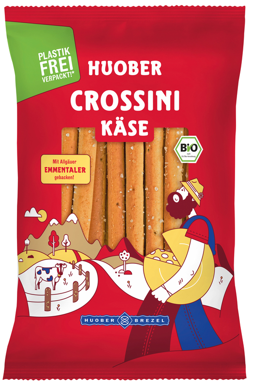 HUOBER BREZEL - Crossini Käse 100g 12 Stück zuHUOBER BREZEL - Crossini Käse 100g