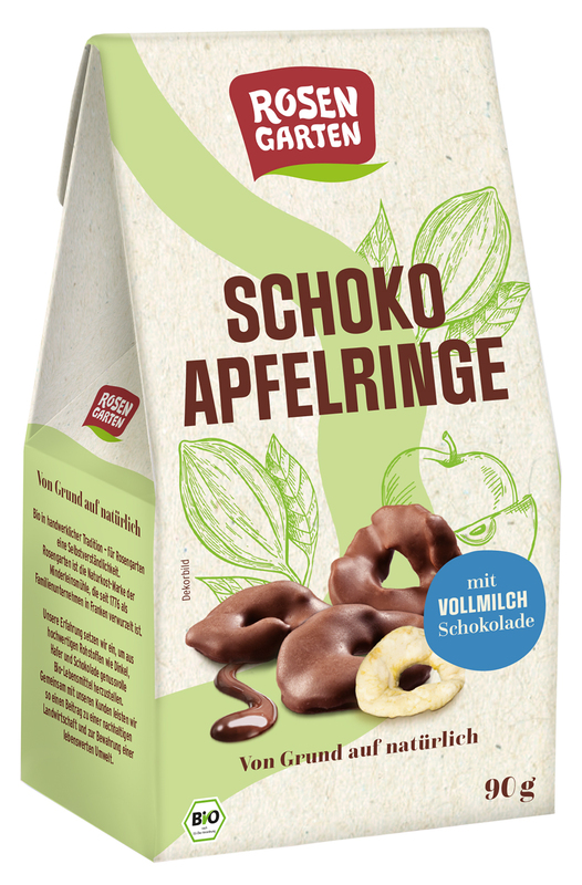 Rosengarten - Schoko-Apfelringe