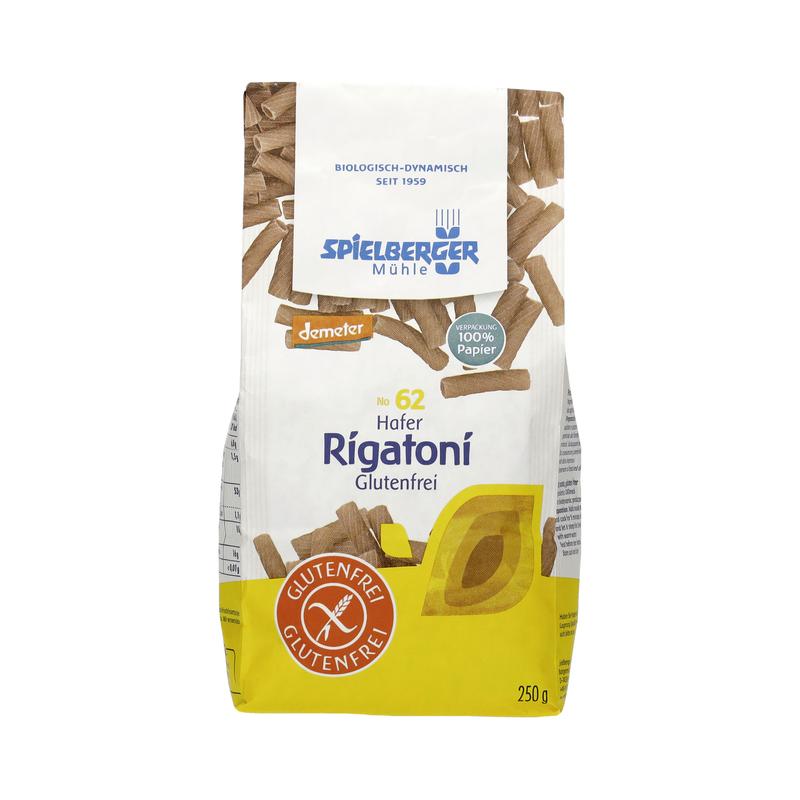 Spielberger Mühle Hafer Rigatoni, glutenfrei, demeter 6 Stück zu 250 g