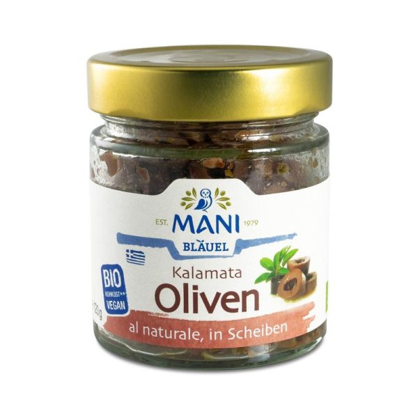 Mani - Kalamata Oliven al naturale, Scheiben