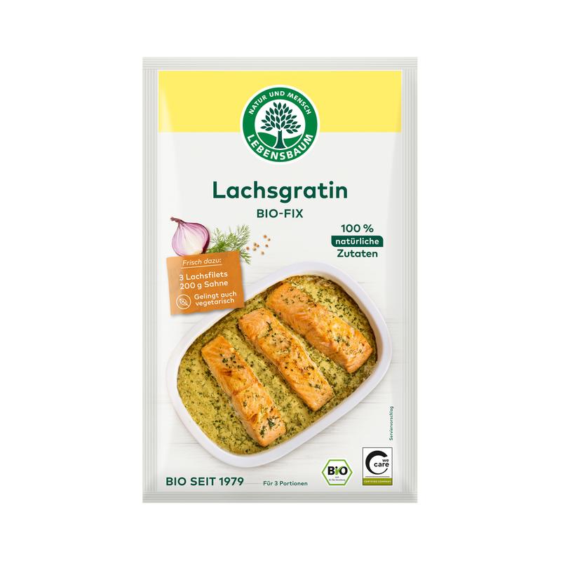 Lebensbaum Lachsgratin 10 Stück zu 20 g