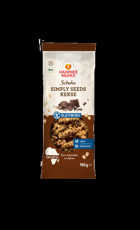 Hammermühle - Bio Simply Seeds Kekse Schoko gf 7 Stück zuHammermühle - Bio Simply Seeds Kekse Schoko gf