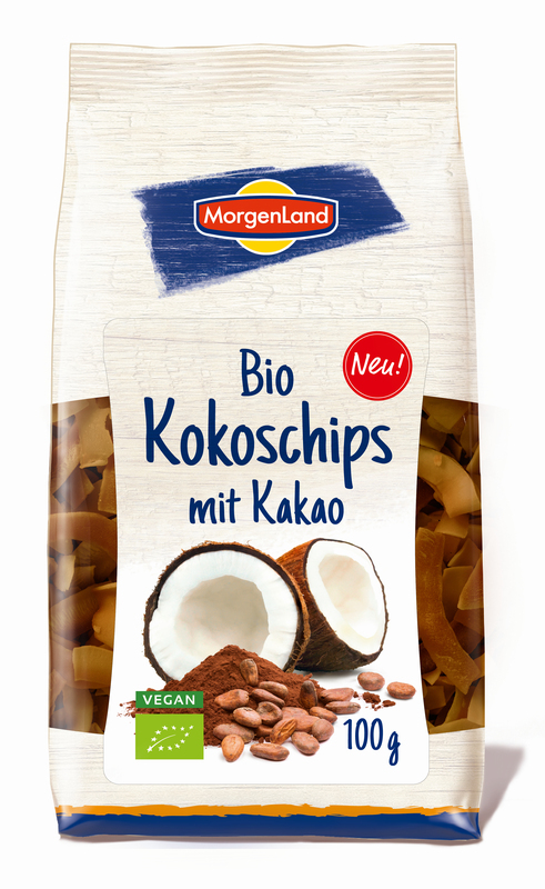 MorgenLand - MorgenLand Bio Kokoschips Kakao 6 Stück zu100g