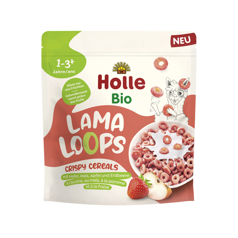 Holle - Lama Loops - Crispy Cereals 6 Stück zuHolle - Lama Loops - Crispy Cereals