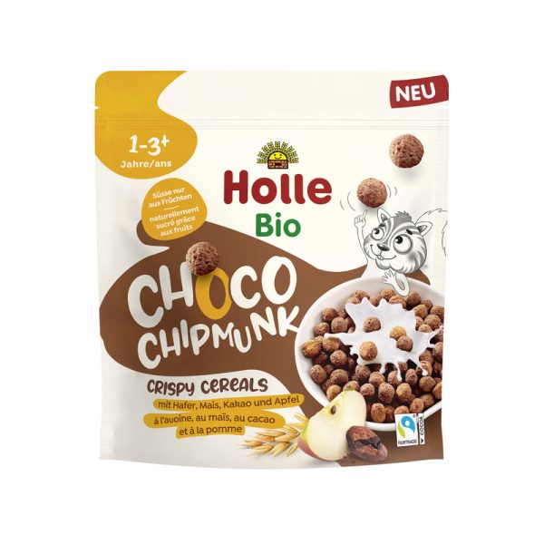 Holle - Choco Chipmunk - Crispy Cereals 6 Stück zuHolle - Choco Chipmunk - Crispy Cereals