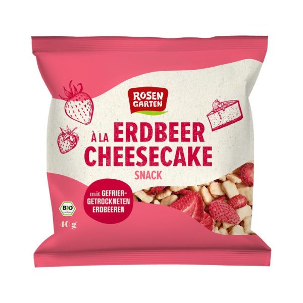Rosengarten - Erdbeer Cheesecake Snack