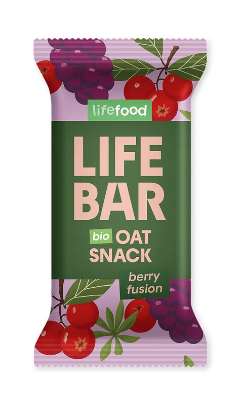 Lifefood - Lifebar Oat Snack Berry Fusion 15 Stück zuLifefood - Lifebar Oat Snack Berry Fusion