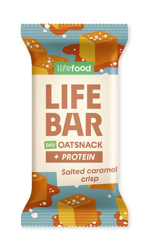 Lifefood - Lifebar Oat Snack Protein Caramel Crisp 15 Stück zuLifefood - Lifebar Oat Snack Protein Caramel Crisp