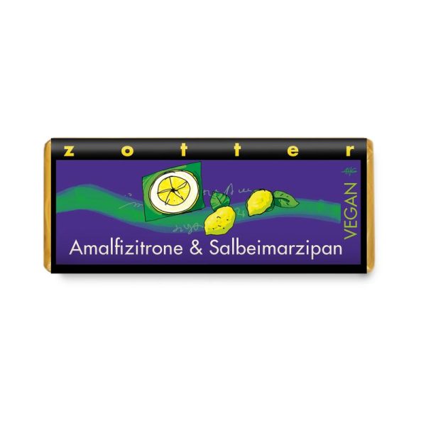 Zotter Schokolade - Amalfizitrone & Salbeimarzipan VEGAN