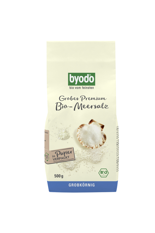 Byodo - Grobes Premium Bio-Meersalz 6 Stück zu 500 g