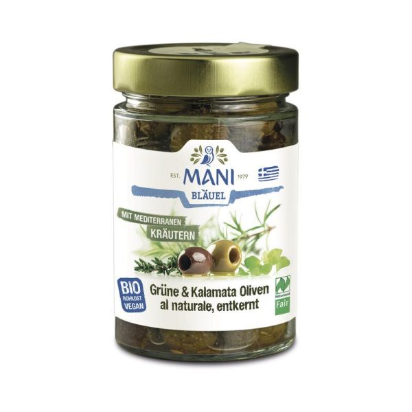 Mani Grüne & Kalamata Oliven al naturale