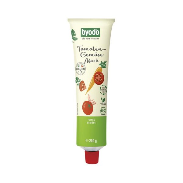 Byodo - Tomaten-Gemüse Mark Doppelfrucht, in der Tube