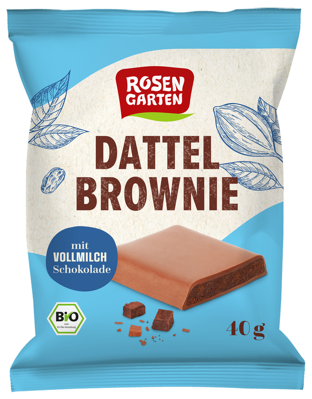 Rosengarten - Vollmilch Dattel Brownie