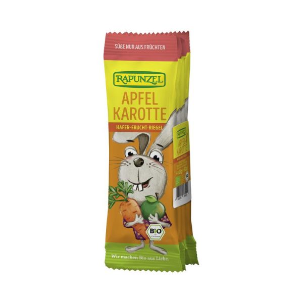 Rapunzel - Kinder Hafer-Frucht-Riegel Apfel-Karotte