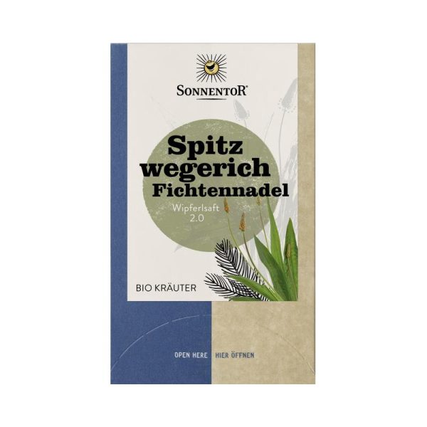 Sonnentor - Spitzwegerich-Fichtennadel Teebeutel
