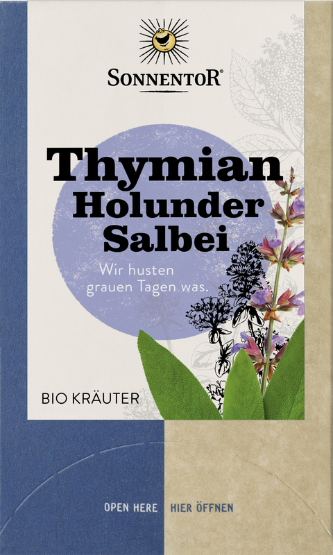 Sonnentor - Thymian-Holunder-Salbei 6 Stück zuSonnentor - Thymian-Holunder-Salbei