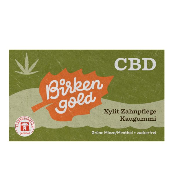 Birkengold - CBD Zahnpflege Kaugummi grüne Minze 24 Stück zuBirkengold - CBD Zahnpflege Kaugummi grüne Minze