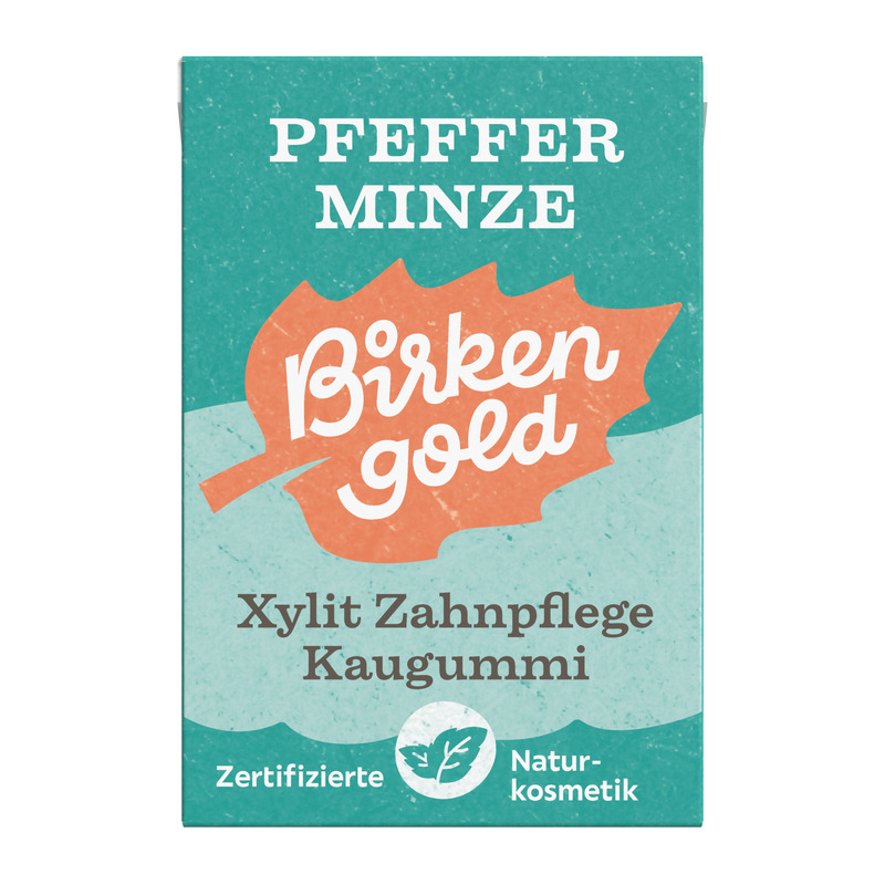 Birkengold - Pfefferminze Xylit Zahnpflege Kaugummi