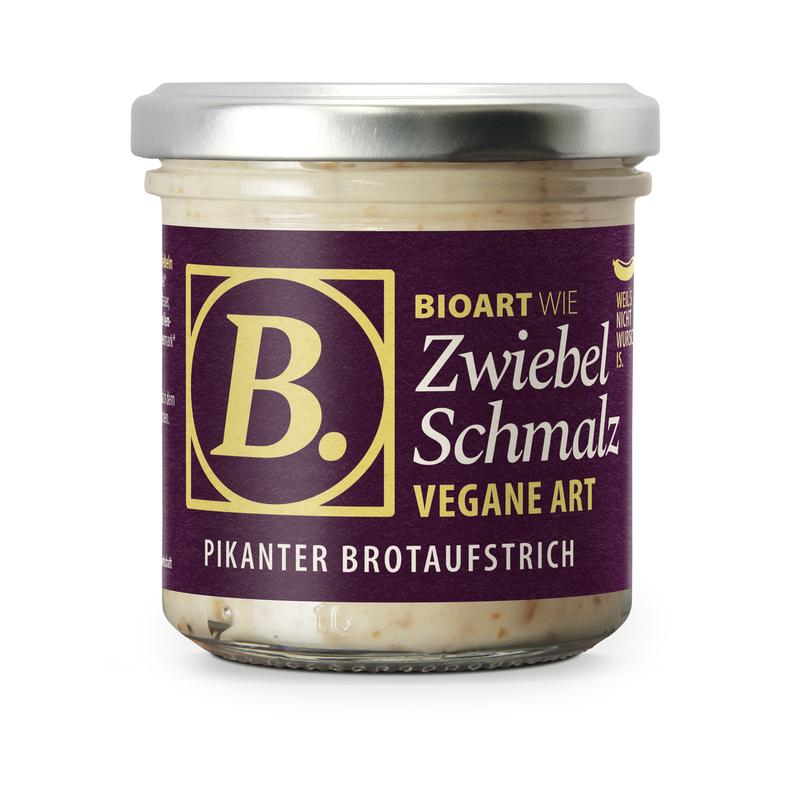 BioArt AG B. veganer Brotaufstrich ZwiebelSchmalz 120g, bio 6 Stück zu 120 g