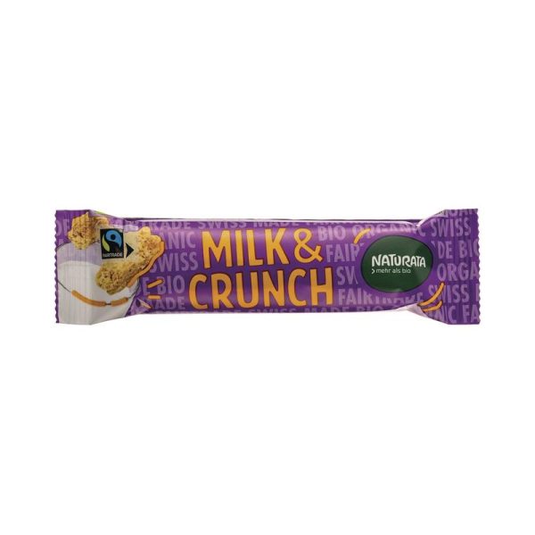 Naturata Milk & Crunch Schokoriegel 24 Stück zu 33 g