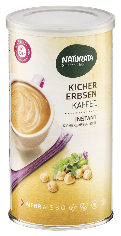 NATURATA - Kichererbsenkaffee, instant 6 Stück zu Dose