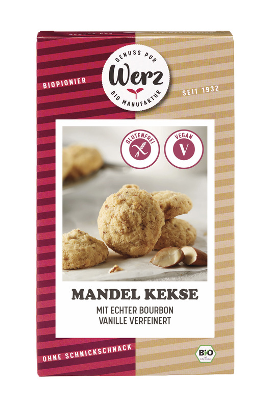 Naturkornmühle Werz - Mandel Kekse 6 Stück zu 110 g