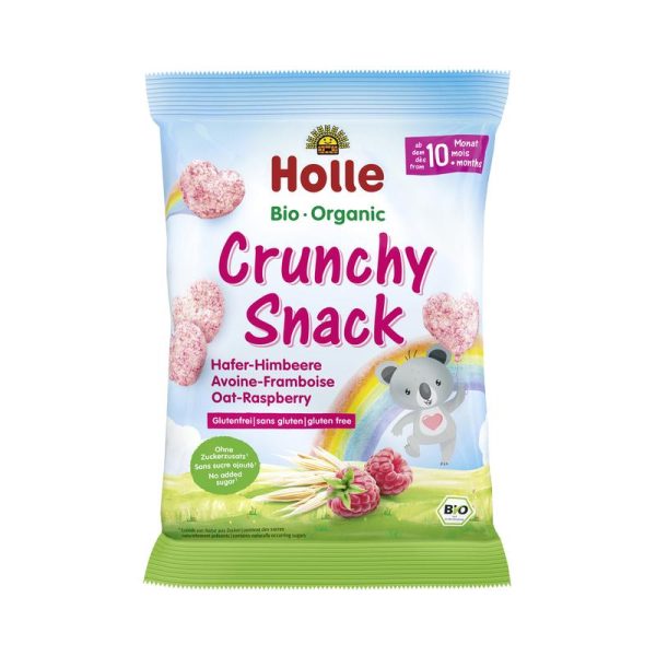 Holle Bio-Crunchy Snack Hafer-Himbeere 8 Stück zu 30 g