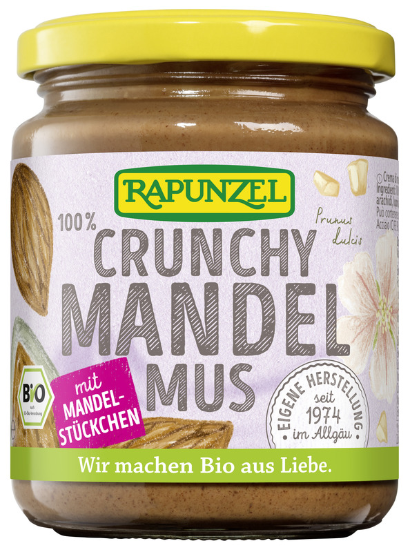 Rapunzel - Mandelmus Crunchy 6 Stück zuRapunzel - Mandelmus Crunchy