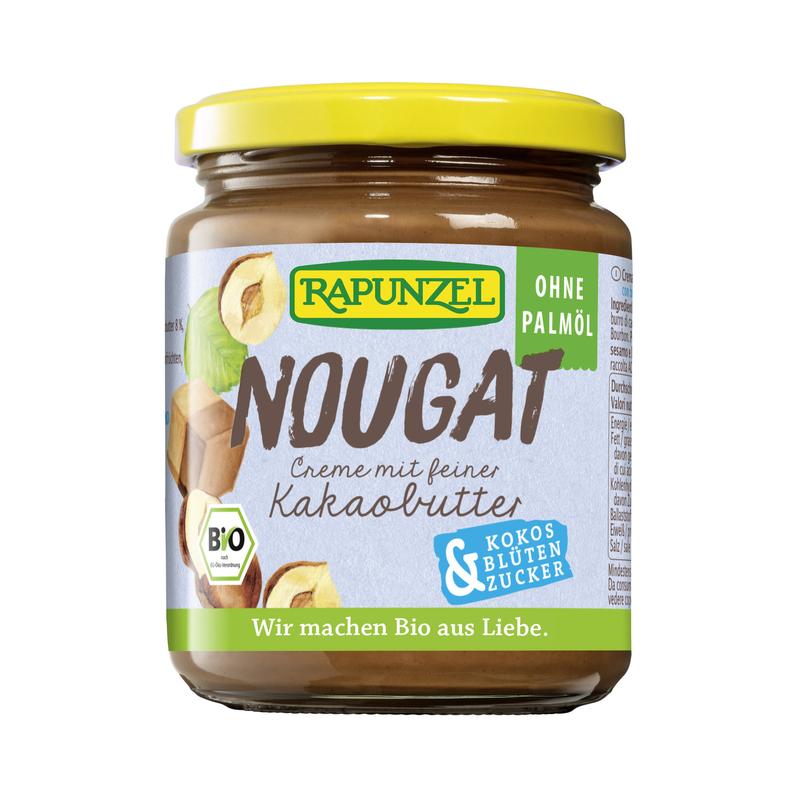 Rapunzel Naturkost Nougat-Creme, ohne Palmöl, mit Kokosblütenzucker 6 Stück zu 250 g