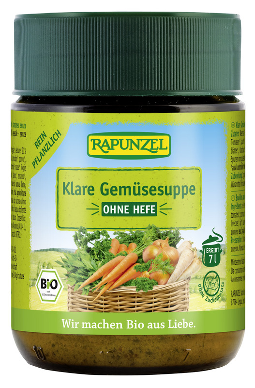 Rapunzel - Klare Gemüsesuppe - Hefefrei