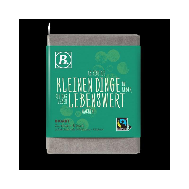 BioArt AG B. Schokolade Es sind die kleinen Dinge im Leben... 70g bio, FT-Cert 10 Stück zu 70 g