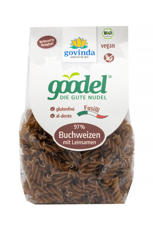 Govinda - Fussili Buchweizen mit Leinsaat