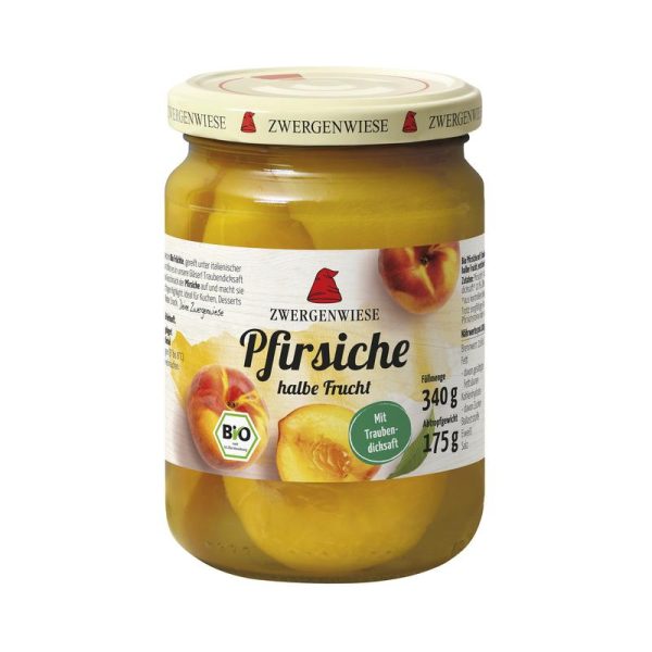 Zwergenwiese Pfirsiche 12 Stück zu 340 g