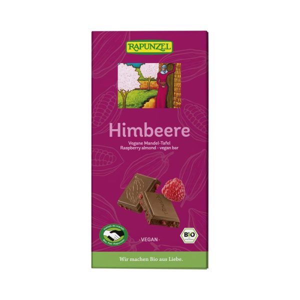 Rapunzel Himbeere-vegane-MandelTafel