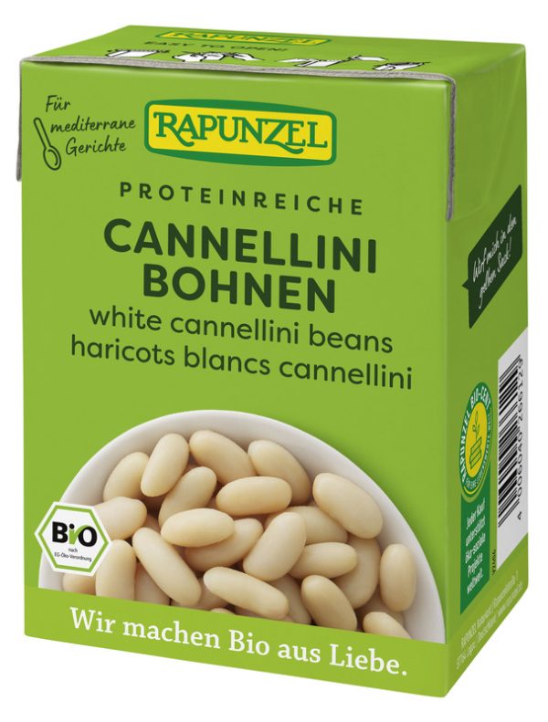 Rapunzel - Weiße Cannellini Bohnen im Tetra Pak 12 Stück zuRapunzel - Weiße Cannellini Bohnen im Tetra Pak