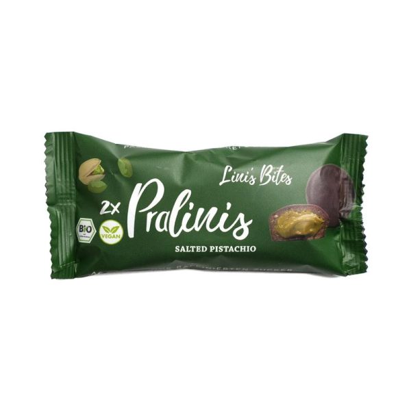 Linis Bites Salted Pistachio Pralinis 12 Stück zu 46 g