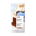 Vivani Schokolade Espresso Milch 38 % Cacao Santo Domingo 10 Stück zu 90 g