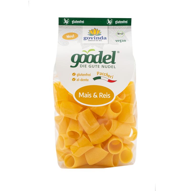 Govinda goodel DIE GUTE NUDEL Paccheri Mais & Reis 5 Stück zu 250 g
