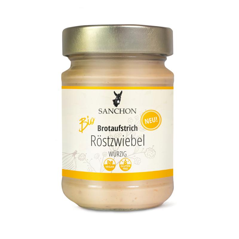 Sanchon Bio Brotaufstrich Röstzwiebel, SANCHON 6 Stück zu 175 g
